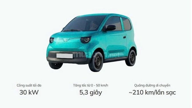 90 triệu - Xe VF2 Mới 100% - Bao gồm Xe Và Pin - TT 14tr nhận xe