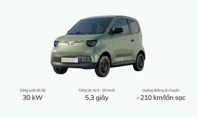 90 triệu - Xe VF2 Mới 100% - Bao gồm Xe Và Pin - TT 14tr nhận xe
