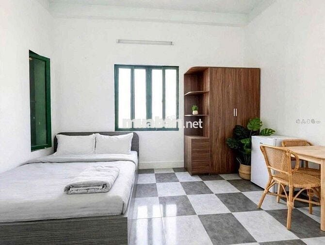 STUDIO MỚI FULL NỘI THẤT CƠ BẢN GẦN ĐH Y DƯỢC PHÙ HỢP Ở 3-4 NGƯỜI