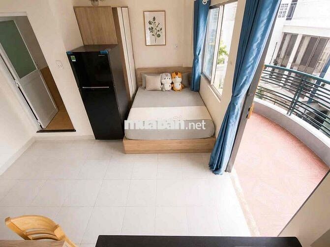 CĂN HỘ STUDIO BAN CÔNG RỘNG-FULL NỘI THẤT NGAY KHU SÂN BAY