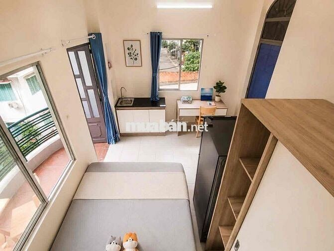CĂN HỘ STUDIO BAN CÔNG RỘNG-FULL NỘI THẤT NGAY KHU SÂN BAY