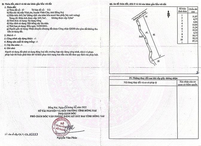 520 Triệu Có Ngay 645m² Đất Gần Hồ Trị An, Cách Trung Tâm 2km