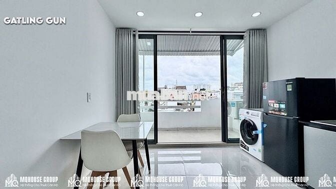 Căn hộ 1PN ban công Hoàng Hoa Thám Bình Thạnh_giặt riêng_thang máy