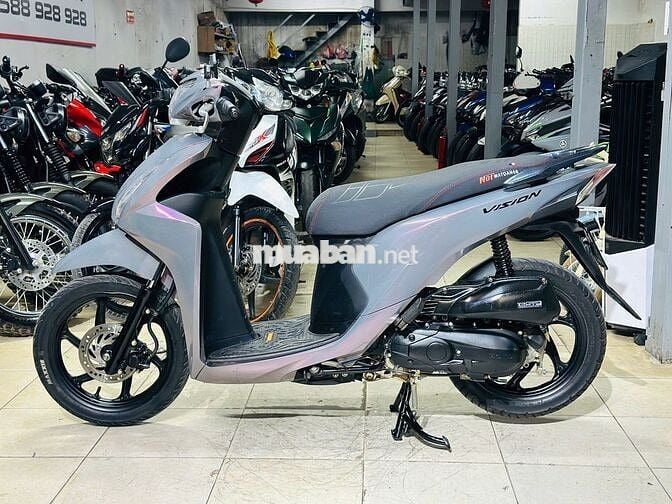 XE MÁY THỊNH PHÁT - VISION 110 XÁM HÀNG ĐẸP SẴN ĐI