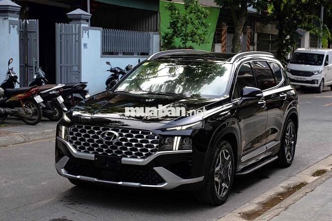 Hyundai Santafe 2022 Đen Nâu 76.739km