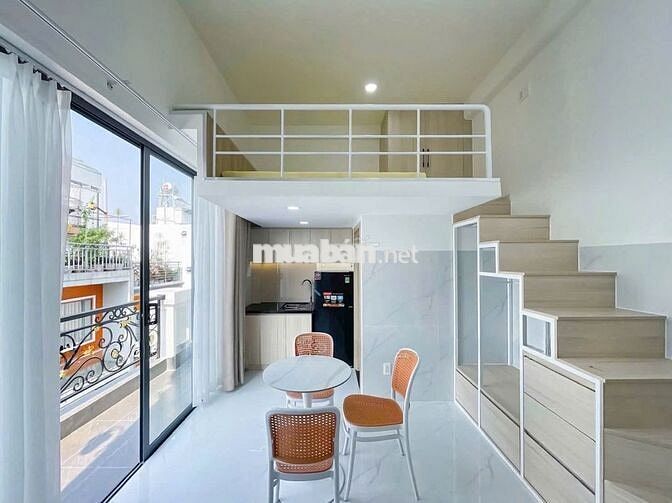 New100%! Căn Duplex-Ban công thoáng-Full nội thất-Gần ĐH Văn Lang
