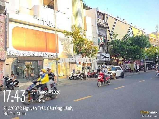 CHO THUÊ MT NGUYỄN TRÃI Q1 DT 8,4X18M GIÁ 190TR