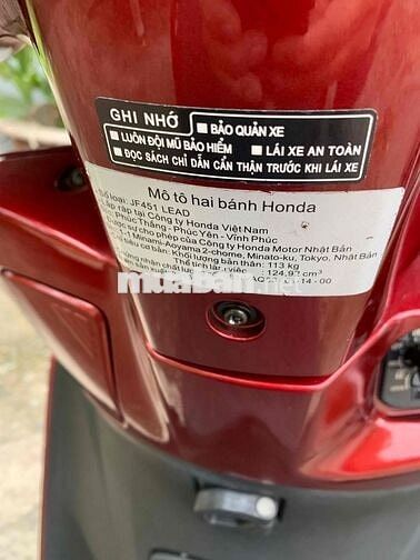 Honda Lead 2016 Đỏ 39142 km