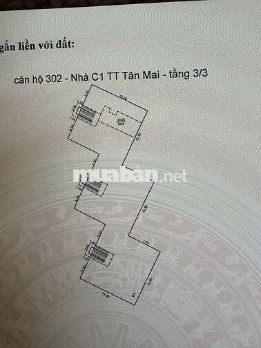 CHÍNH CHỦ BÁN TẬP THỂ TÂN MAI - 40M - SĐCC - OTO ĐỖ - NHỈNH 2 TỶ