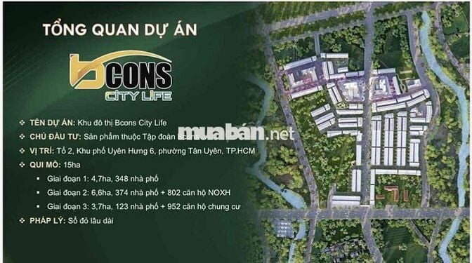 Nhà phố Bcons City Life thanh toán 21 tháng vốn từ 20% hỗ trợ lãi suấ