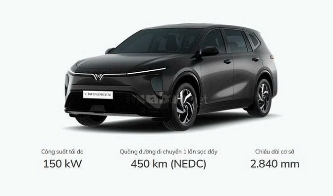 537tr - Xe Limo Green  Mới 100% - Xe và Pin  - 7 Chỗ - TT 0% NHẬN XE