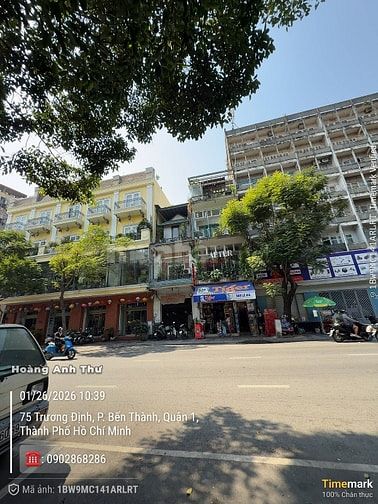 Nhà MT Trương Định, Bến Thành Quận 1 DT 4,2x27,5 - 113,5m2 chỉ 640tr/m