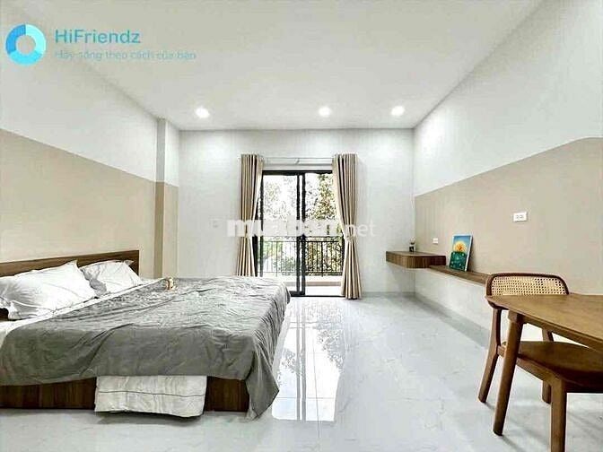 CHO THUÊ CĂN STUDIO BAN CÔNG - NHÀ MỚI - FULL NỘI THẤT NGAY CẦU 3/2