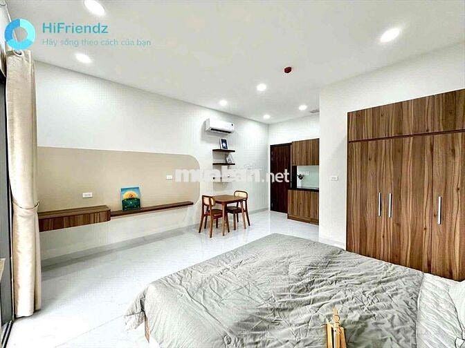 CHO THUÊ CĂN STUDIO BAN CÔNG - NHÀ MỚI - FULL NỘI THẤT NGAY CẦU 3/2