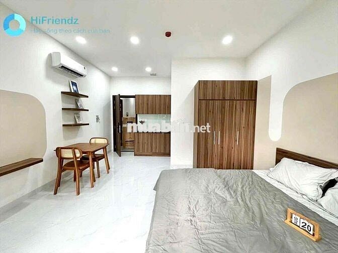 CHO THUÊ CĂN STUDIO BAN CÔNG - NHÀ MỚI - FULL NỘI THẤT NGAY CẦU 3/2
