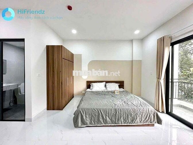 CHO THUÊ CĂN STUDIO BAN CÔNG - NHÀ MỚI - FULL NỘI THẤT NGAY CẦU 3/2