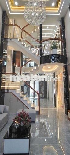 Cần Bán Gầp nhà Đường TTN2 Hẻm xe hơi DT 4,2 x13,5 1 trệt 1Lửng 3 Lầu