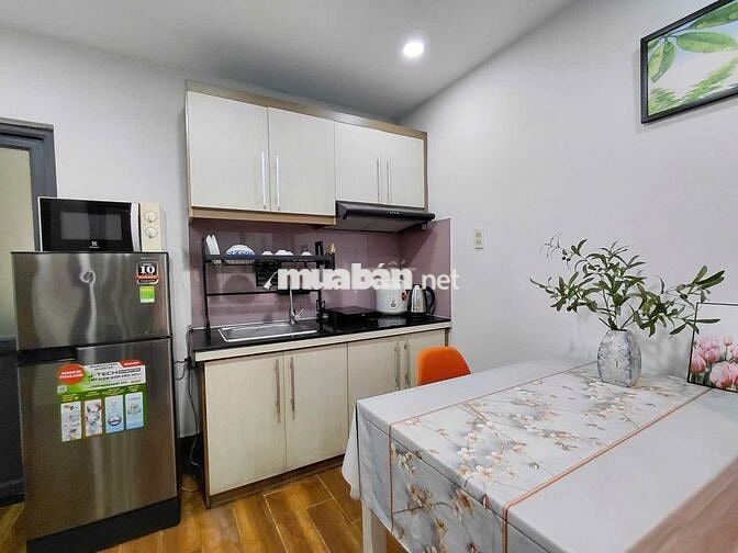Chung Cư mini thang máy, 1PN tách bếp Nguyễn Gia Trí, Bình Thạnh