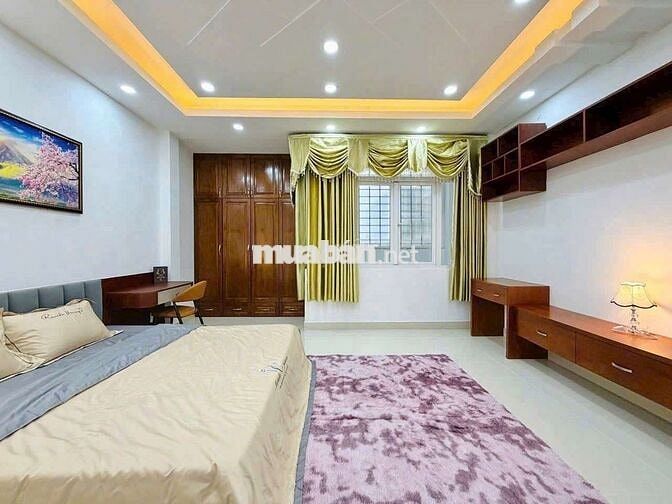 CHO THUÊ NHÀ FULL NỘI THẤT GARA OTO 5PN 6WC NGUYỄN TƯ GIẢN P12