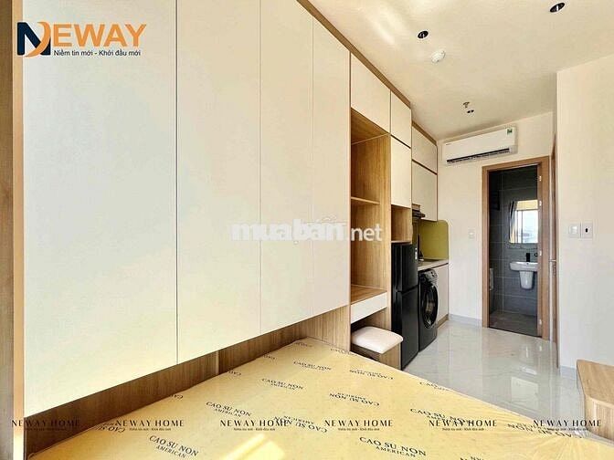 PHÒNG STUDIO FULL NỘI THẤT – MÁY GIẶT RIÊNG – CỬA SỔ LỚN THOÁNG MÁ