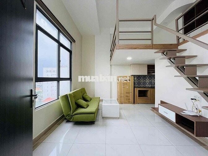 Căn hộ có gác 35m2 máy giặt riêng ngay Ung Văn Khiêm gần HUTECH,UTH,Q1