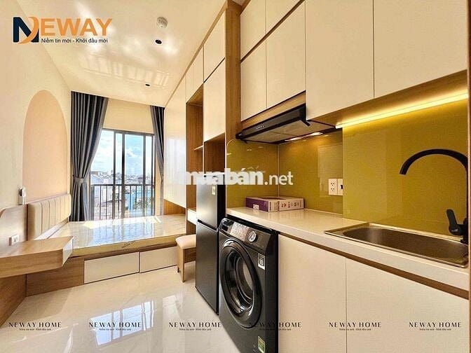 PHÒNG STUDIO FULL NỘI THẤT – MÁY GIẶT RIÊNG – CỬA SỔ LỚN THOÁNG MÁ