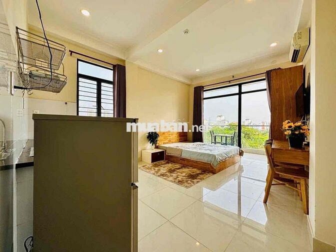 Cho Thuê Căn Hộ Studio Quận 4 Có Ban Công Full Nội Thất, Thang Máy