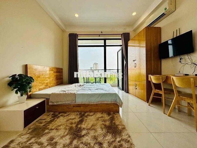 Cho Thuê Căn Hộ Studio Quận 4 Có Ban Công Full Nội Thất, Thang Máy