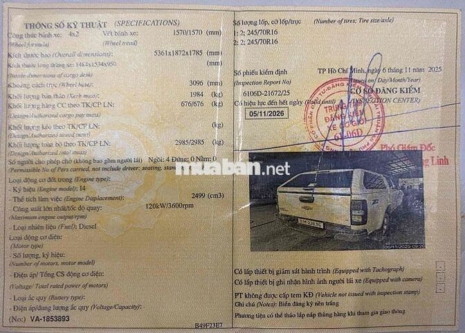 Chevrolet Colorado Trắng 5 chỗ 149.511 km