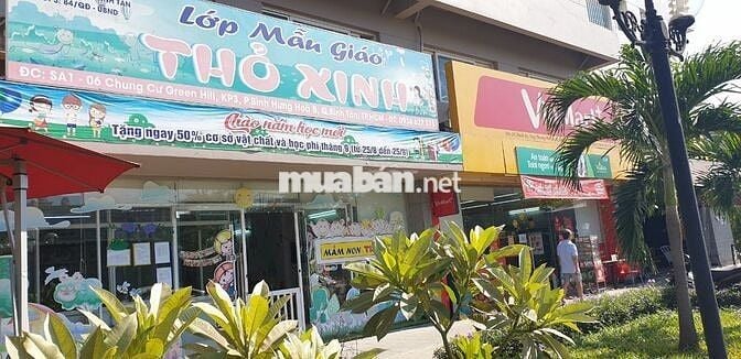Chính chủ cho thuê CH Green Town block A - 49m2/1pn, có NT, giá 6tr