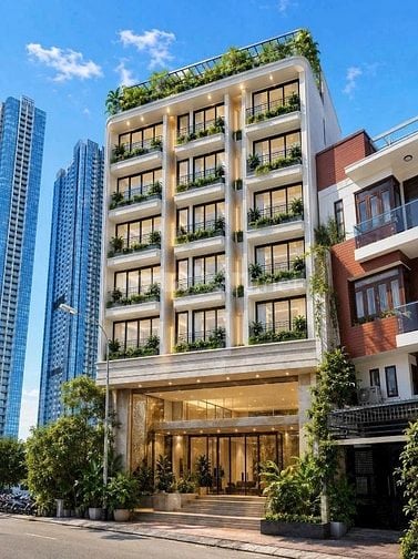 Bán nhà MT gần Nguyễn Hữu Cảnh, Bình Thạnh dt 17x25 - GPXD hầm 7 lầu