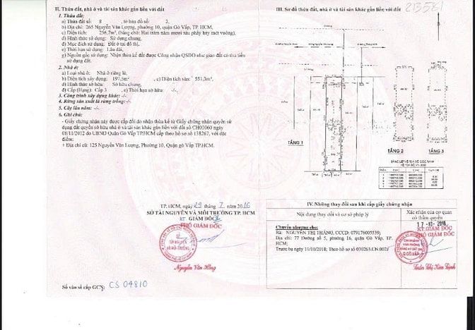 Bán nhà mặt tiền đẹp (5x40) 265 NGUYỄN VĂN LƯỢNG P10 Gò Vấp (CITYPLAND