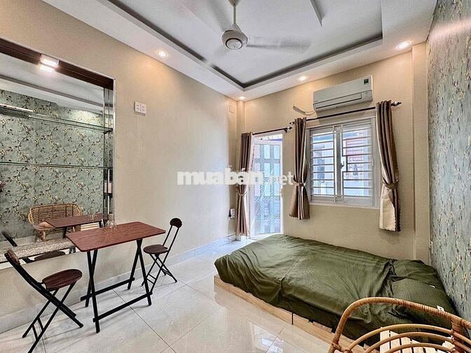Cho Thuê Căn Hộ Bancol Full Nội Thất Rộng 25m2 Gần Toà Nhà Viettell