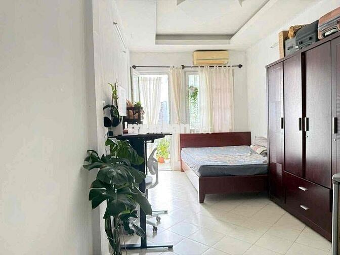 Studio Rộng full nội thất ban công thuận tiện cho gđ,sv,nđl ở