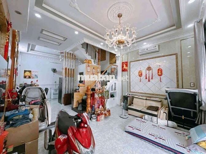 NHÀ 4 TẦNG_ NGANG 5.1M_ HẼM XE HƠI NÉ NHAU _HUỲNH TẤN PHÁT _ NHÀ BÈ