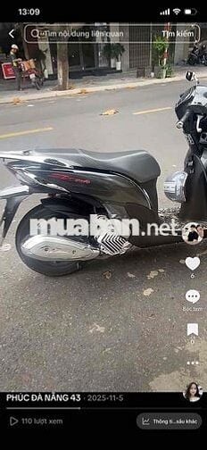 Honda SH Mode 2025 Tự động Xám đen