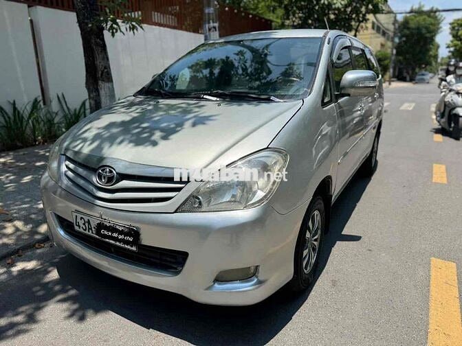 Toyota Innova J 2007 Full G Bạc Số sàn