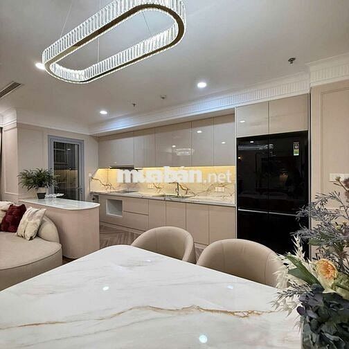 Bán căn góc 150m2, 4PN, 3WC, view sông tại Landmark 6, full nội thất 