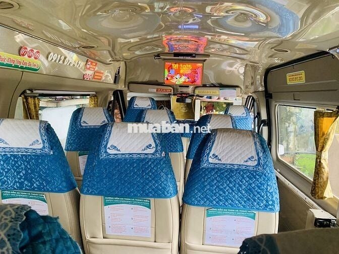 Ford Transit Luxury 2015 Trắng Xe khách