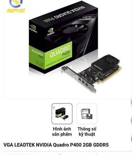 Vga Gtx P400 2G ddr5 likenew 99%
