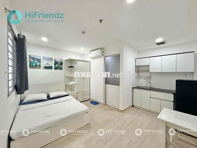 STUDIO CÓ CỬA SỔ FULL NỘI THẤT