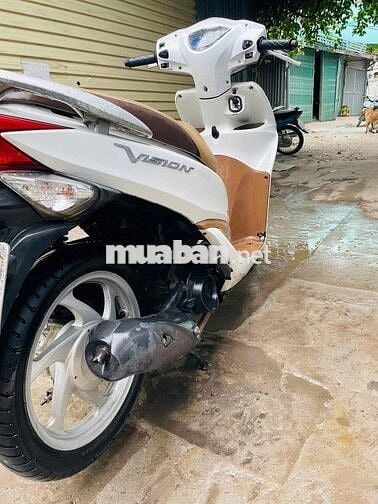 Honda Vision 2014 Trắng Xăng
