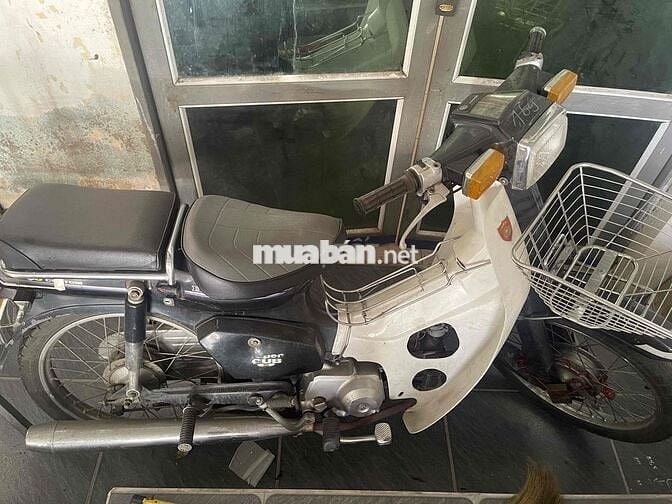 Honda Cub 90 Nhật Trắng Đen
