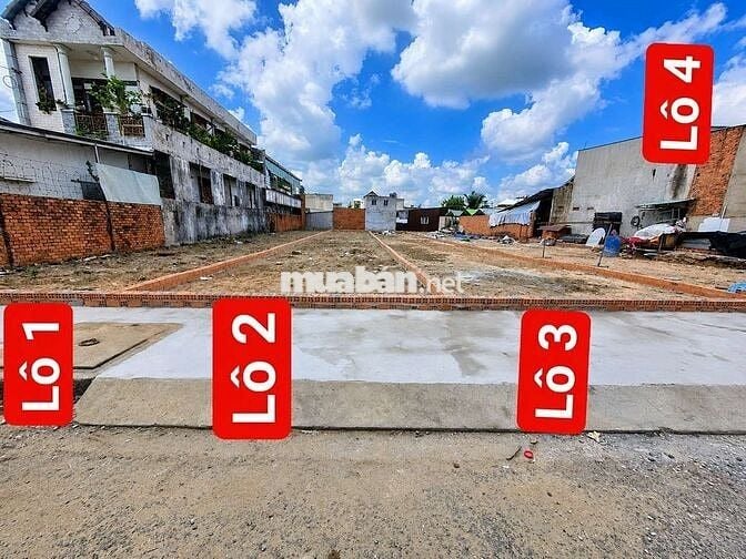 Đất thổ cư mặt tiền Đông Thạnh 7-Hóc Môn.Dt 510m có 106m thổ cư. 7,4ty