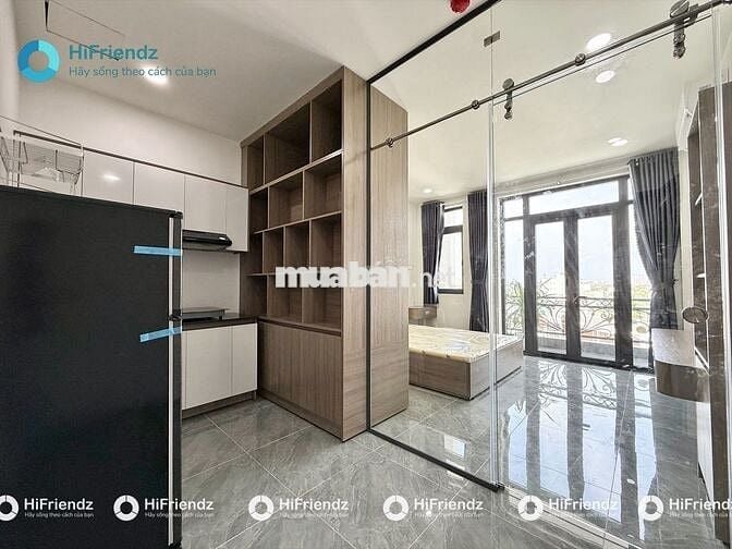 PHÒNG FULL NỘI THẤT TÁCH BẾP BAN CÔNG GẦN NTTU, VLU, IUH NHẬN XE ĐIỆN