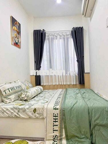 nhà 4 tầng cư xá đô thành - hẻm thông 3pn - 3wc - 4 máy lạnh- full nt