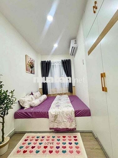 nhà 4 tầng cư xá đô thành - hẻm thông 3pn - 3wc - 4 máy lạnh- full nt