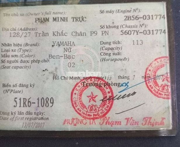 Yamaha Nouvo 3 2007 Đen-Bạc