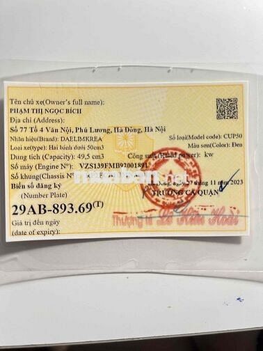DAELIMKREA CUP50 Cổ điển Đen 49,5 cm3
