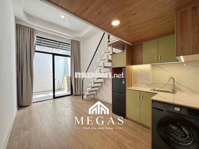 DUPLEX - FULL NỘI THẤT - MỚI XÂY - BAN CÔNG TO NGAY CÔNG VIÊN LÀNG HOA